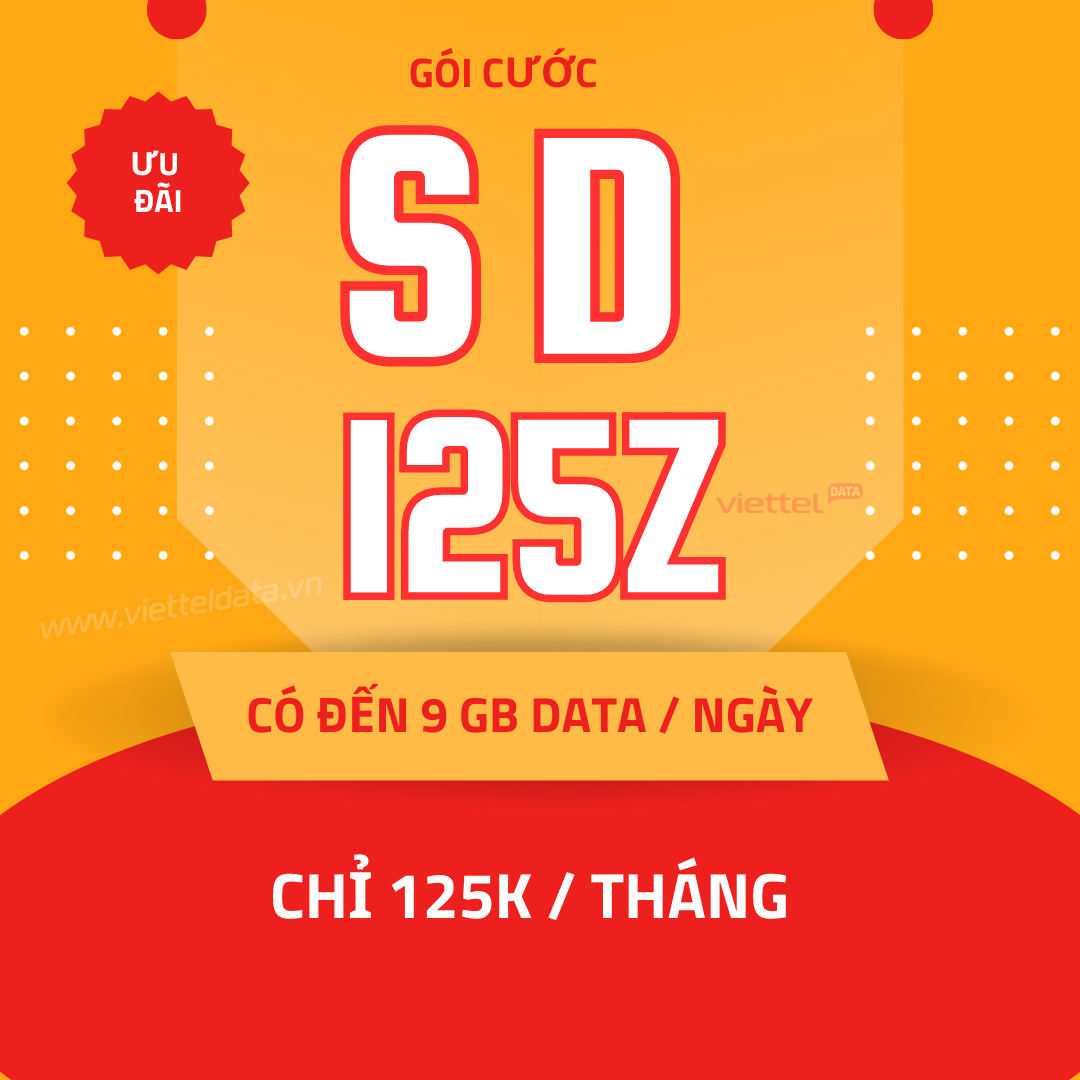 gói cước SD125Z Viettel