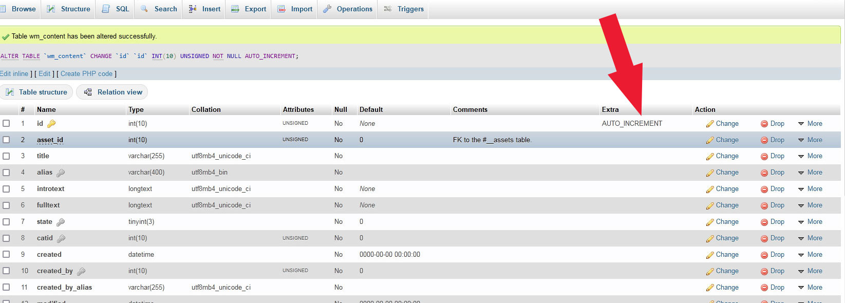 duplicate entry 0 for key primary final