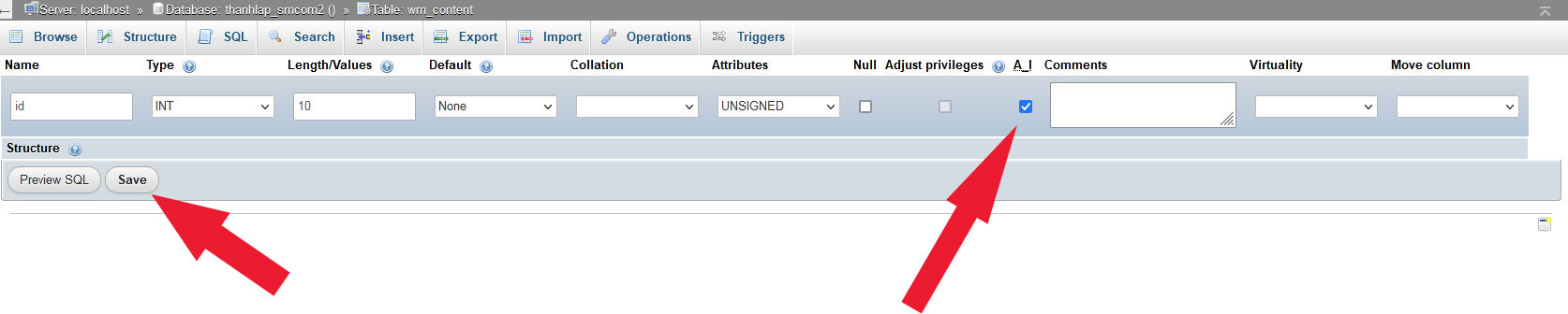 duplicate entry 0 for key primary step3