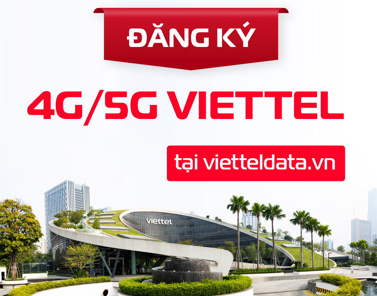 Đăng ký 4G Viettel tại vietteldata.vn