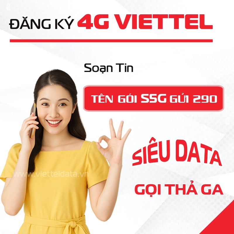 Cách đăng ký 4G Viettel tháng
