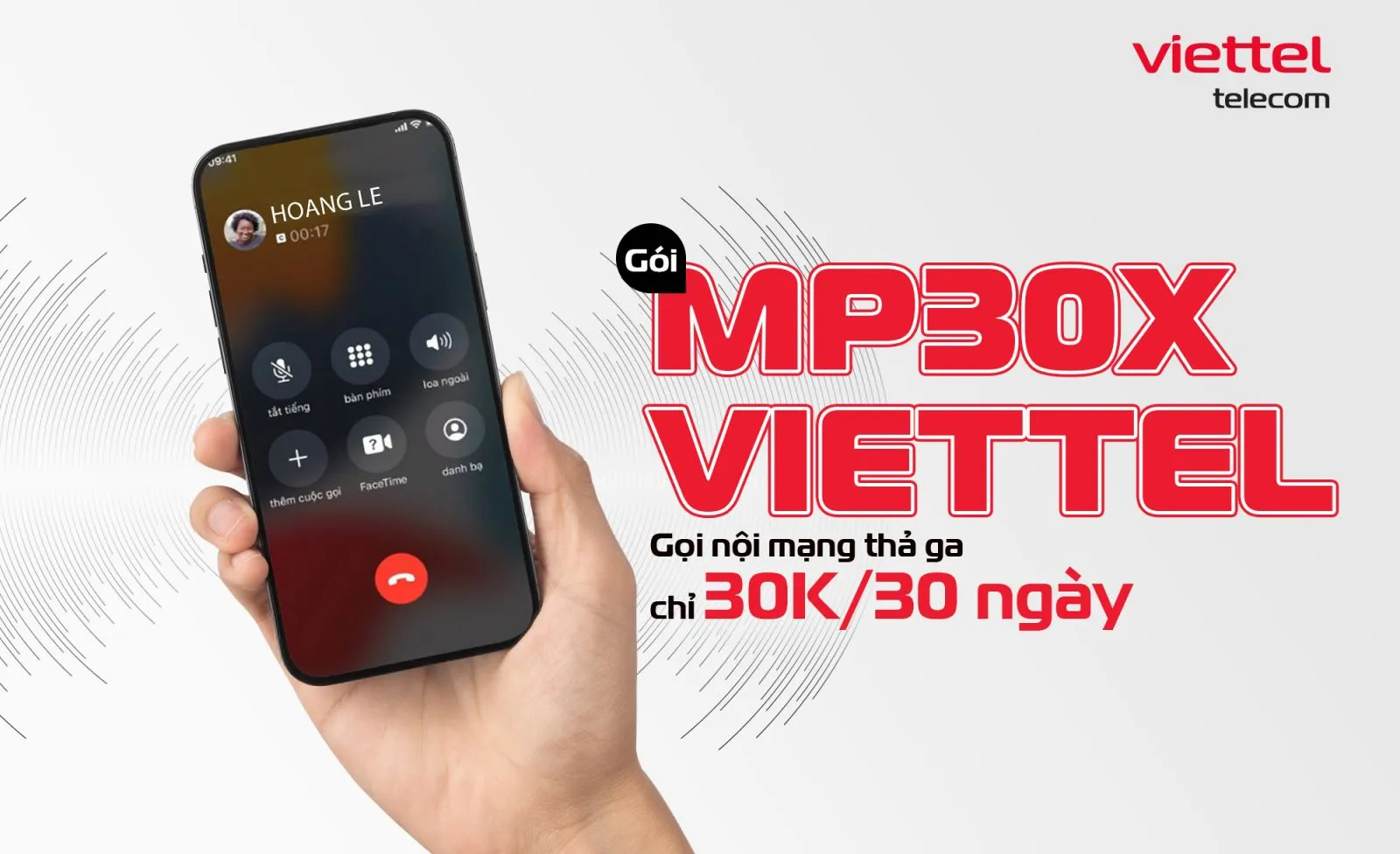 Gói Cước MP30X Gọi Nội Mạng Miễn Phí