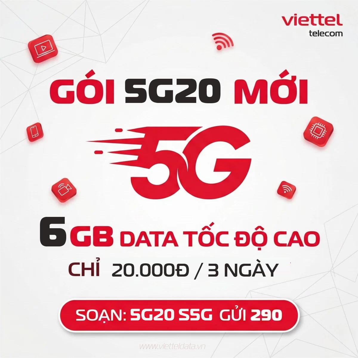 Gói cước 5G20 Viettel