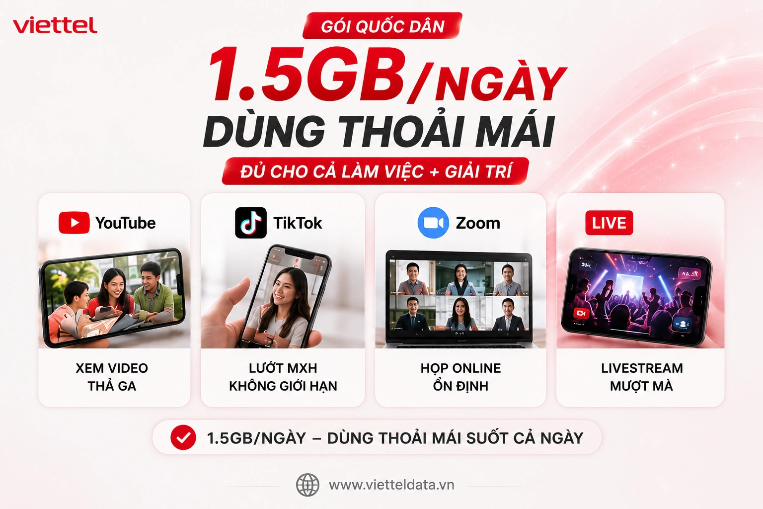 Ai nên dùng gói SD90 Viettel