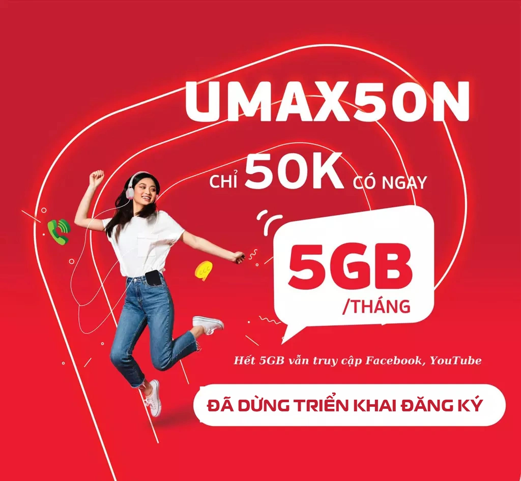 Gói UMAX50N Viettel đã dừng đăng ký - Gợi ý gói SD70 thay thế