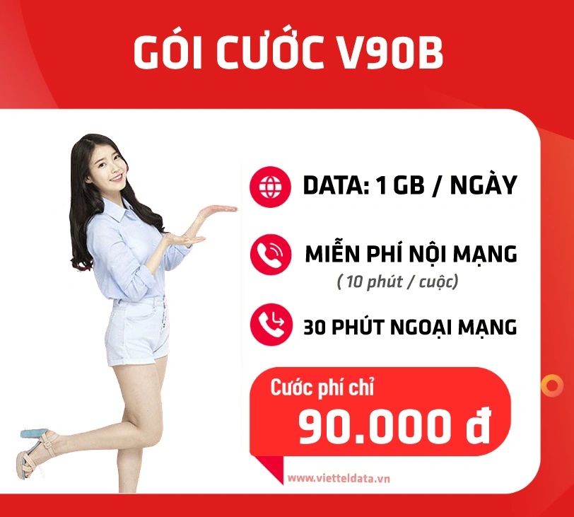 Gói V90B Viettel đã dừng đăng ký mới - chuyển sang V120B hoặc 5G230B