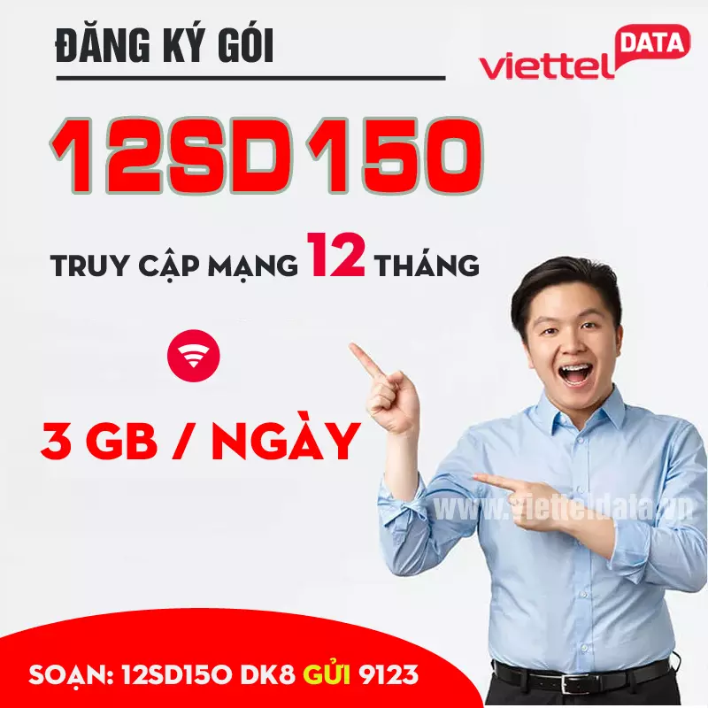 gói cước 12SD150 viettel
