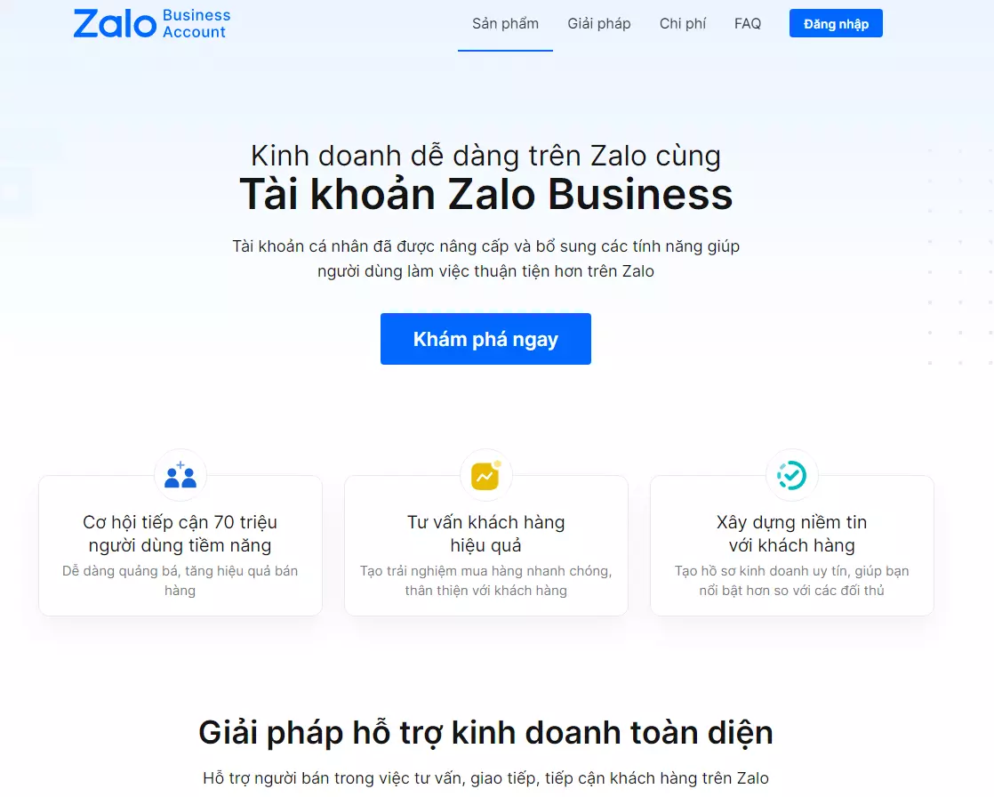 Zalo Trả Phí
