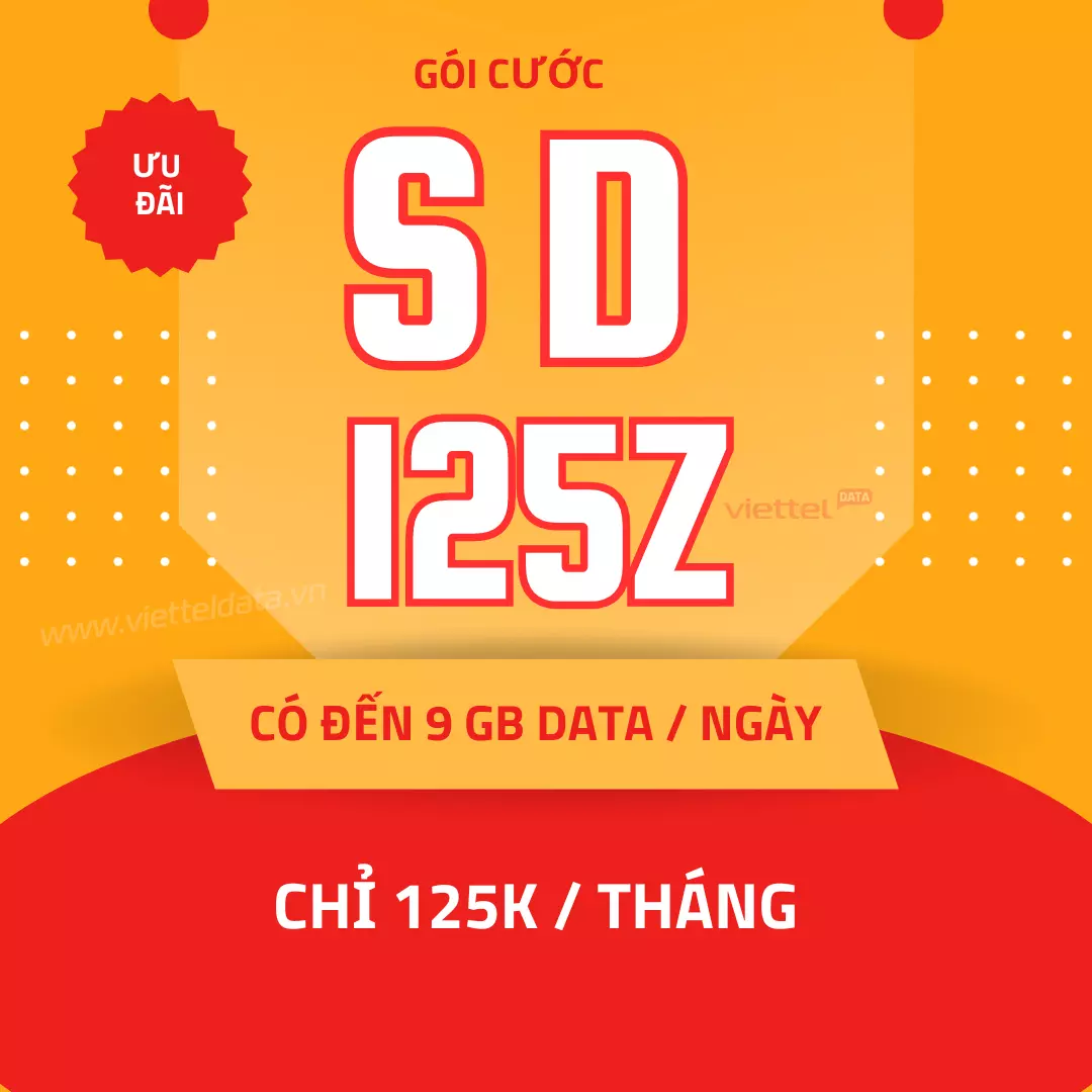 gói cước SD125Z Viettel