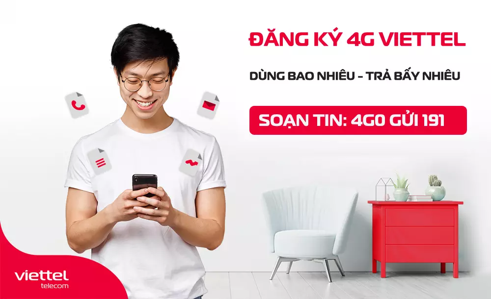 dang ky 4g viettel dung bao nhieu tra bay nhieu