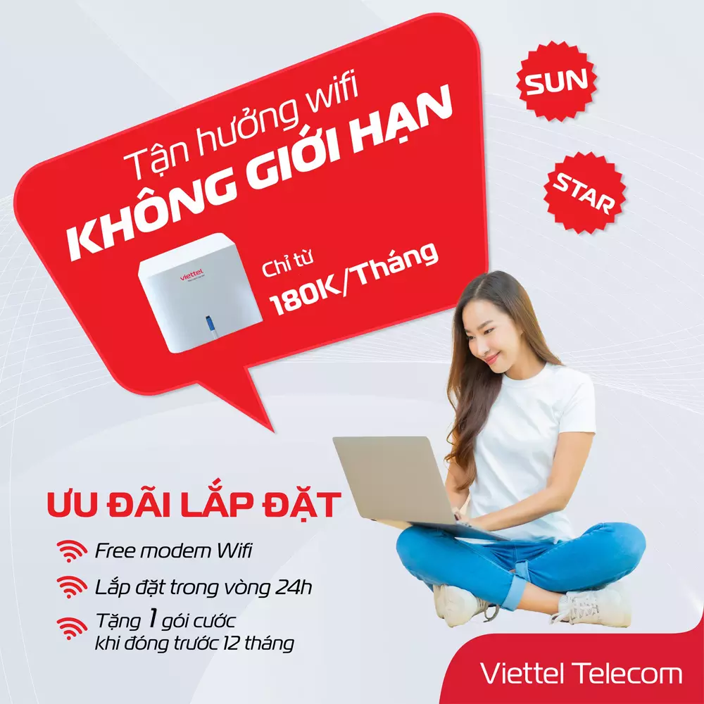 Gói cước WiFi Viettel