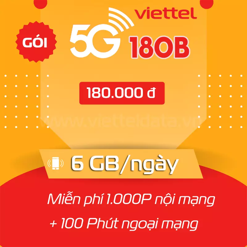 goi 5g180b viettel