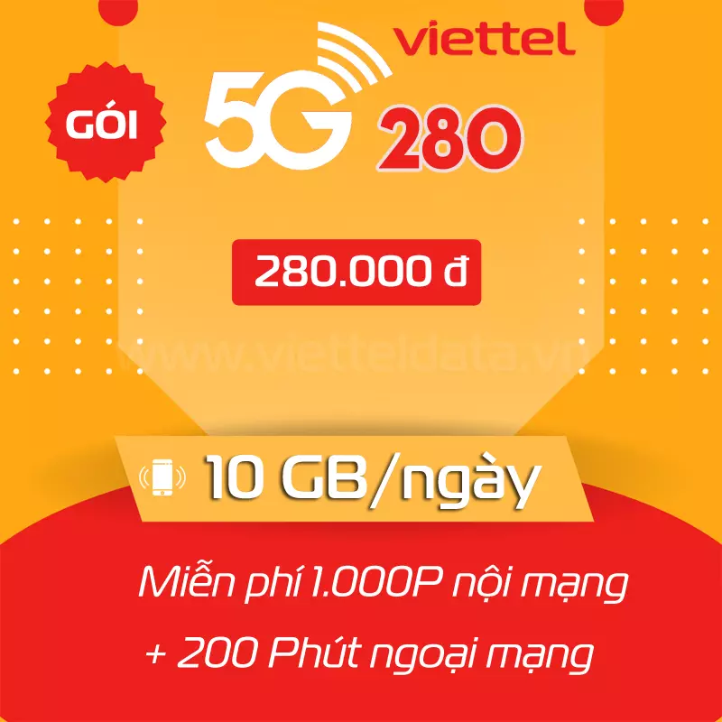 goi 5g280 viettel