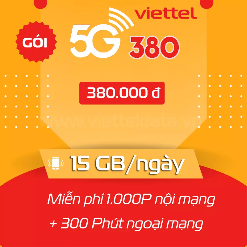 goi 5g380 viettel