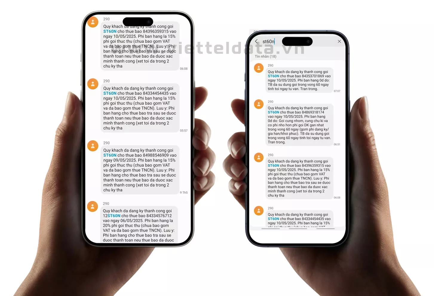 Gói ST60N còn đăng ký được không?