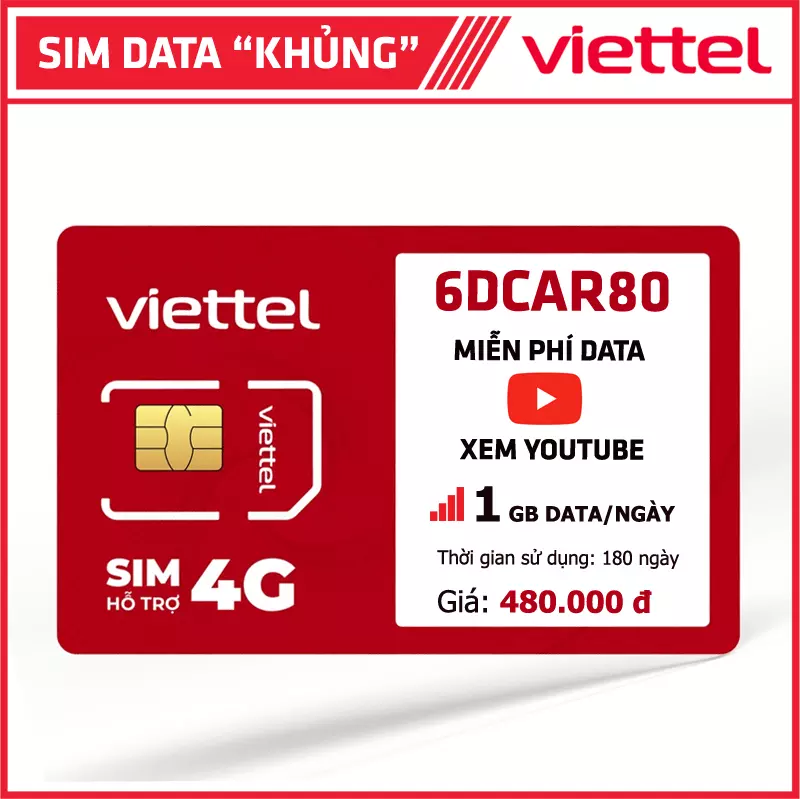 SIM 6dcar80 6 tháng