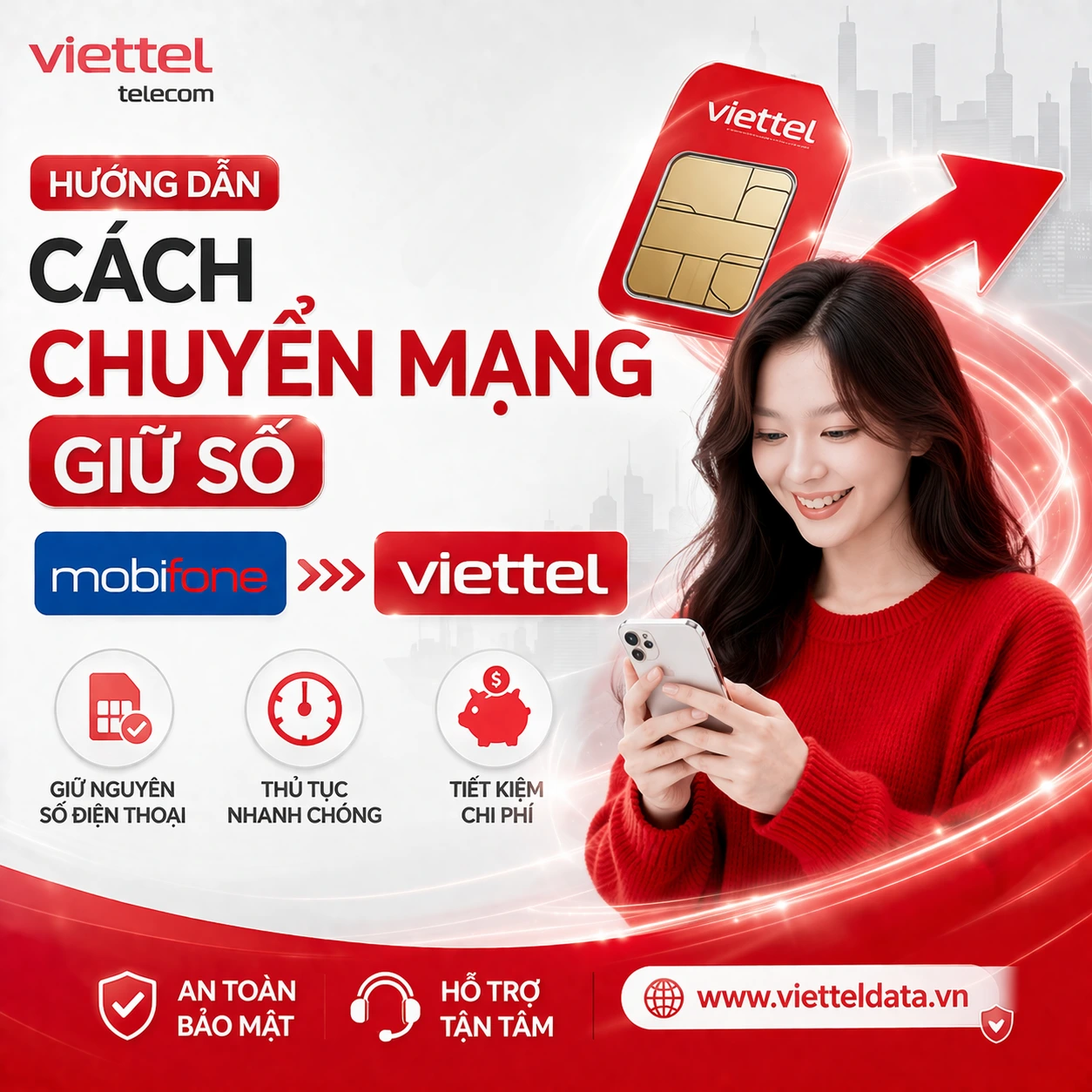 Chuyển mạng giữ số MobiFone sang Viettel
