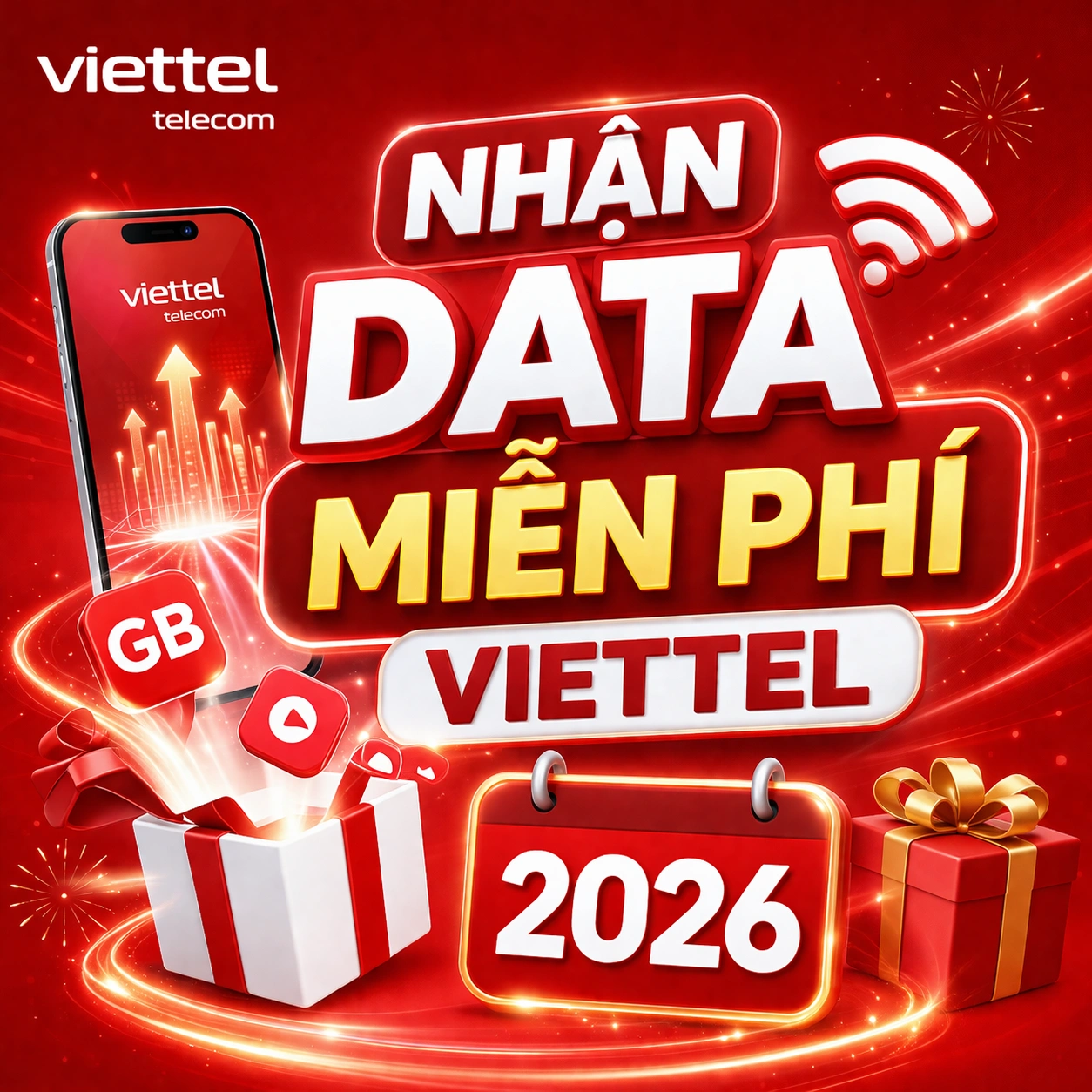 Nhận Data Miễn Phí Viettel 2026 — Tổng Hợp Cách Nhận Free Data & Khuyến Mãi