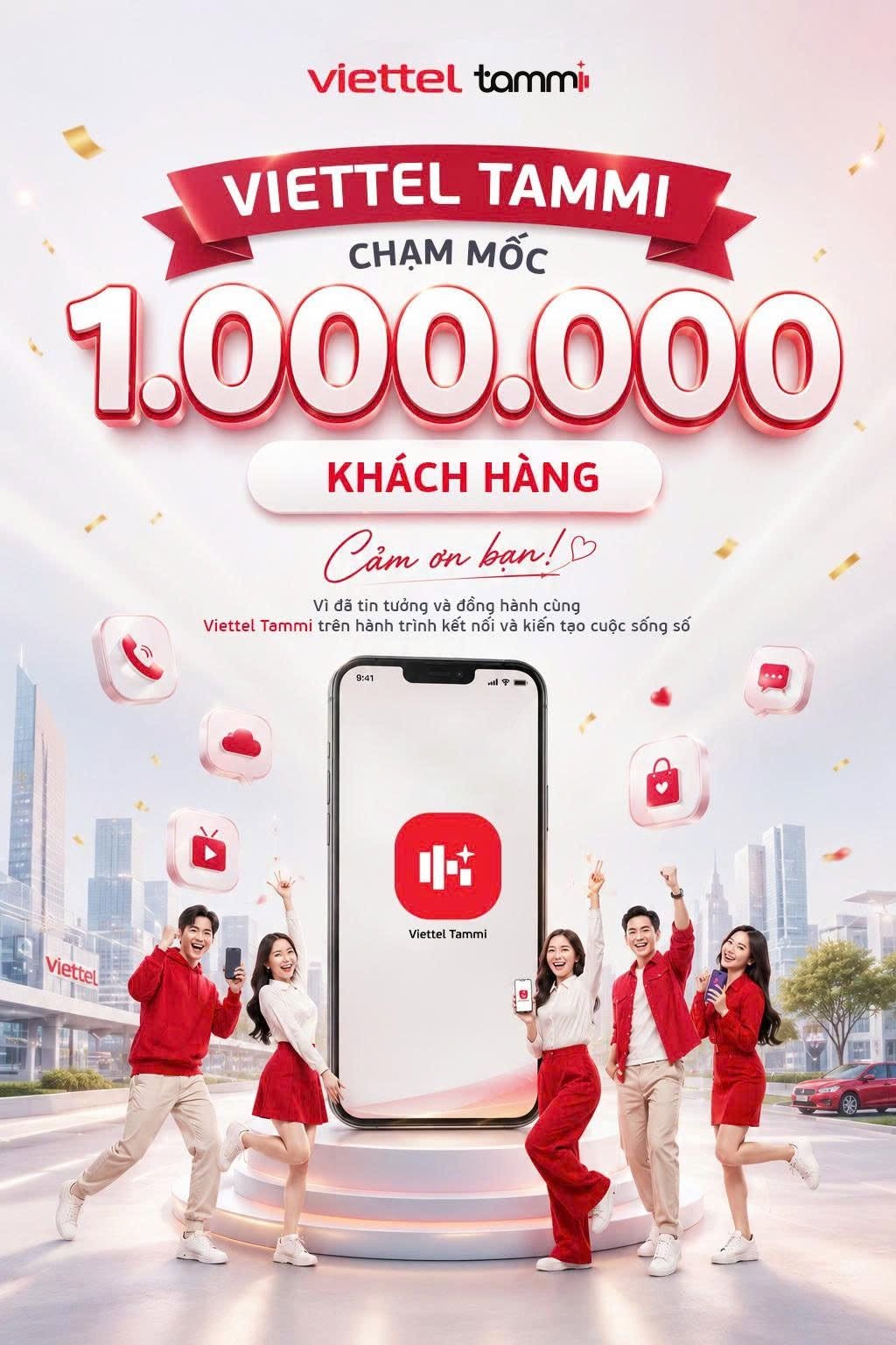 Viettel Tammi cán mốc 1 triệu người dùng