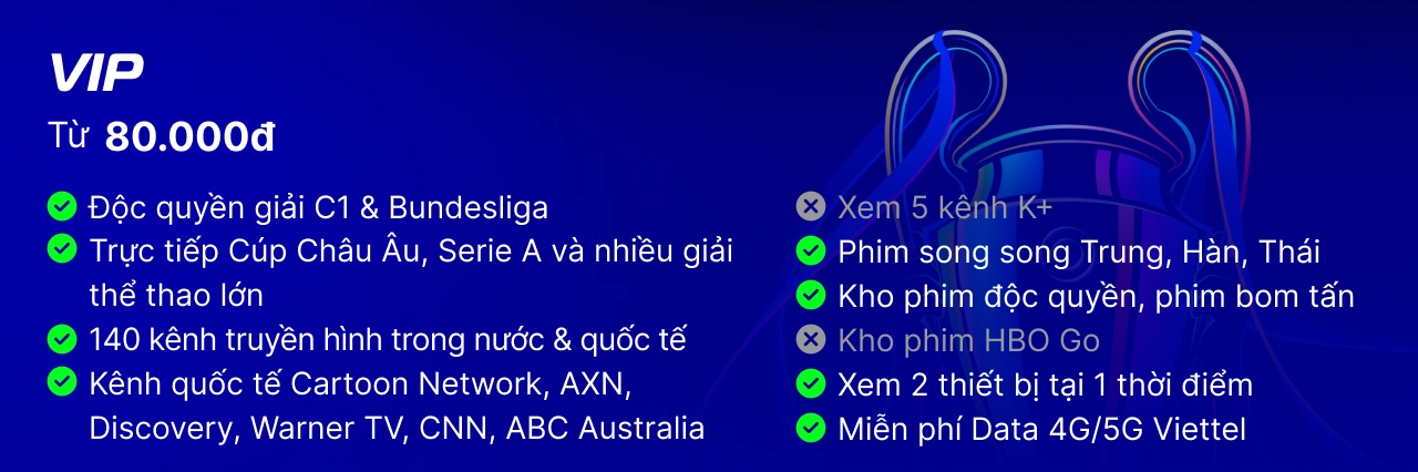 Gói Xem xem TV360 80K
