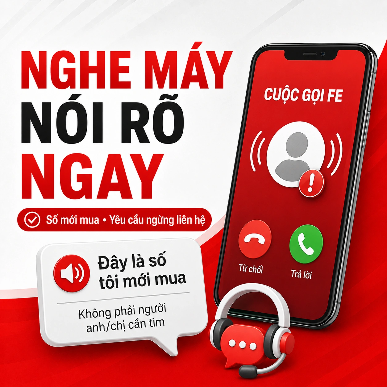 SIM mới bị FE Credit gọi đòi tiền – Bước 2: Nghe máy nói rõ sim mới mua