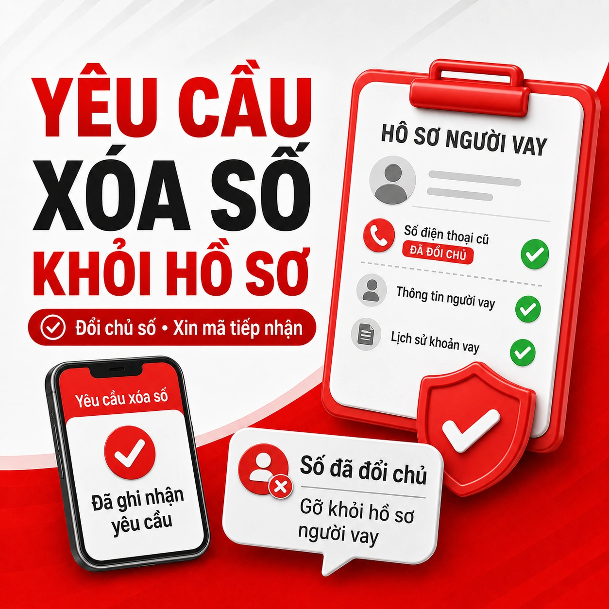 SIM mới bị FE Credit gọi đòi tiền – Bước 3: yêu cầu xóa số khỏi list