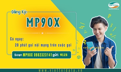 Gói MP90X Viettel - Gọi Miễn Phí  20 phút với 90.000 đ / tháng