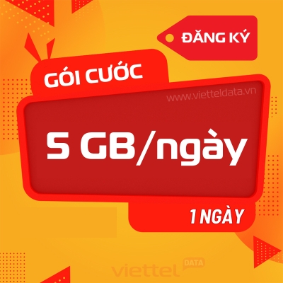 Gói 4G Viettel 5GB 1 ngày là gói cÆ°á»c gì? Cách ÄÄng ký nhÆ° tháº¿ nào?