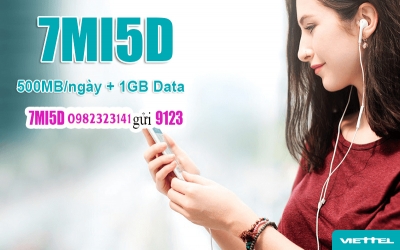Gói 7MI5D Viettel - Đăng Ký có ngay 3.5 GB Data / 07 ngày