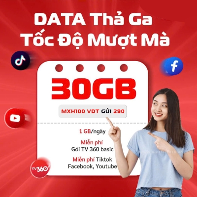 Gói Cước Viettel 100k/Tháng &quot;KHÔNG GIỚI HẠN DATA&quot; 2025