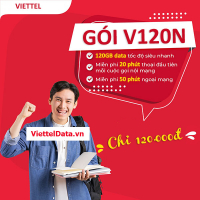 Gói 120k Viettel - Cách đăng ký gói cước mạng 120k 1 tháng【2024】