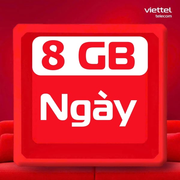 Tổng Hợp Gói Cước Viettel 8GB - 10GB/Ngày Mới Nhất 2026