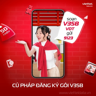 V25B Viettel gói cÆ°á»c có 3GB + miá»n phí gá»i ná»i máº¡ng trong 1/2 tháng