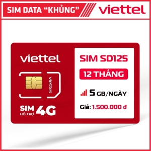 Sim 4G Viettel Trọn Gói 1 Năm 5GB/Ngày Giá Rẻ【Update 2025】