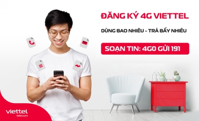 ÄÄng ký 4G Viettel dùng bao nhiêu tráº£ báº¥y nhiêu là gói cÆ°á»c nào?